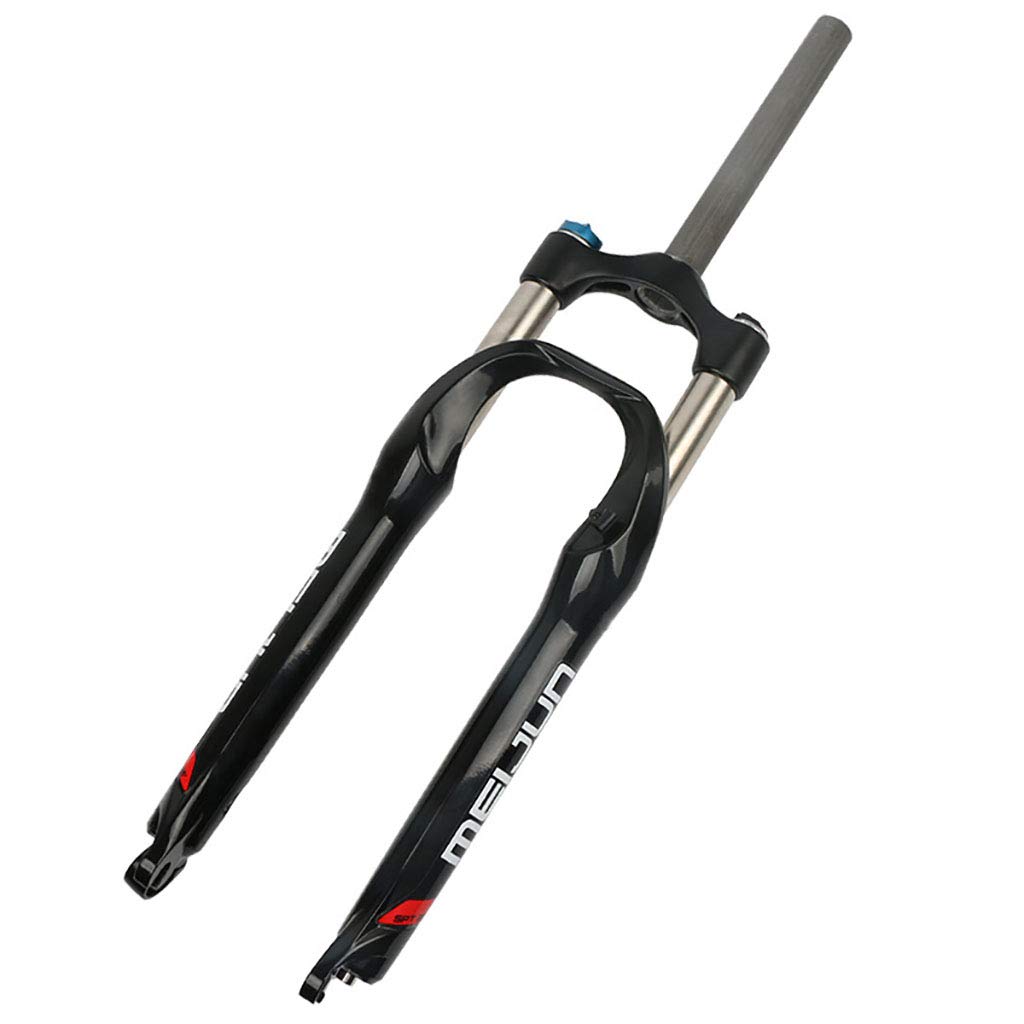 26 Inch Aluminum Alloy Suspension Fork for Mountain Bike & Folding Bike - Mechanical Lockout, Shock Absorption Cycling Accessory | Perfect for Trail Riding, Commuting & Off-Road Adventures