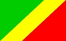 5x8 FT Congo Nylon Flag - All Weather Durable Outdoor Flag with Brass Grommets - Perfect for Garden, Patio, Sporting Events & National Holidays - All Star Flags