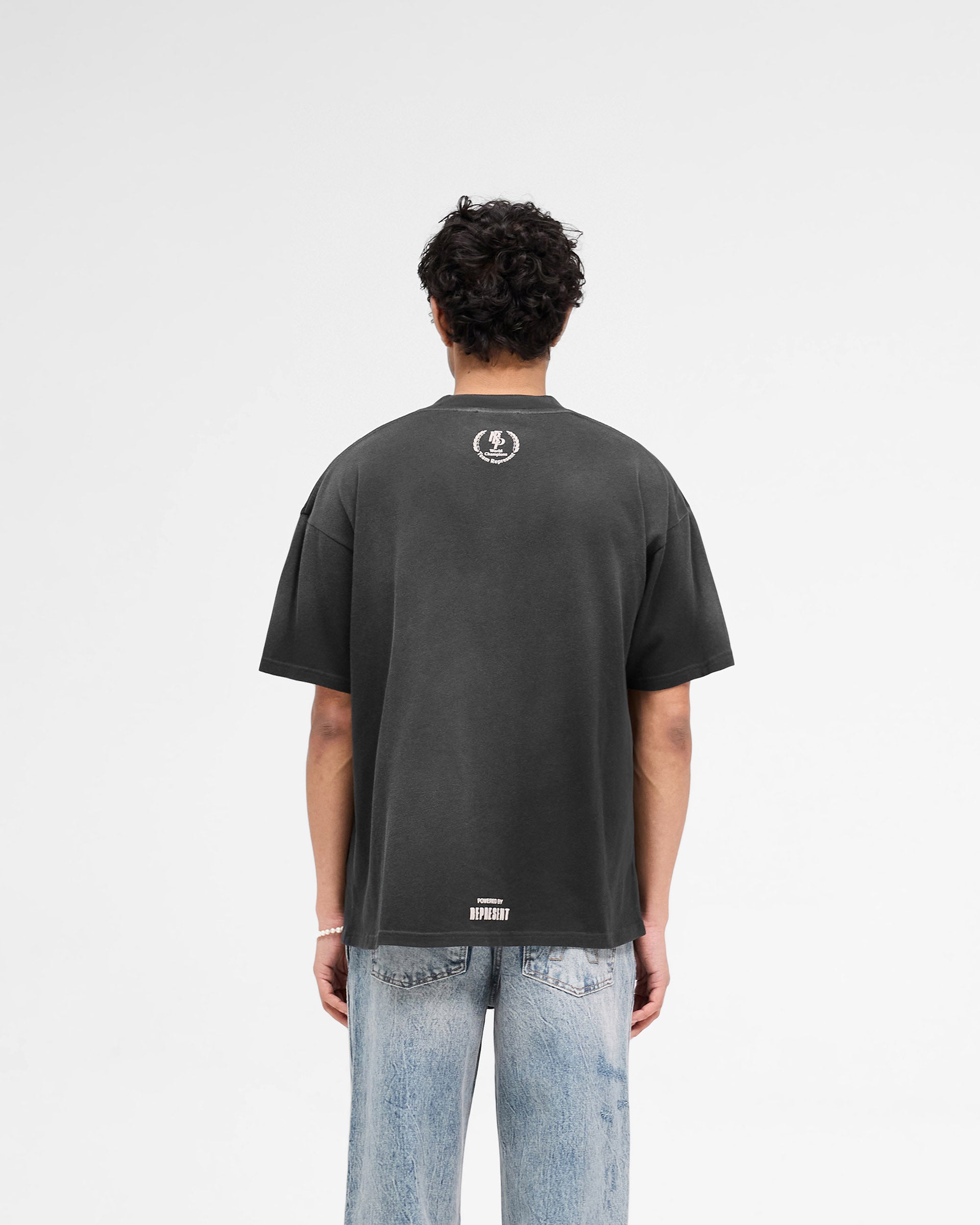 World Championship T-Shirt - Stained Black Design | Comfortable & Stylish for Sports, Gym & Casual Wear
