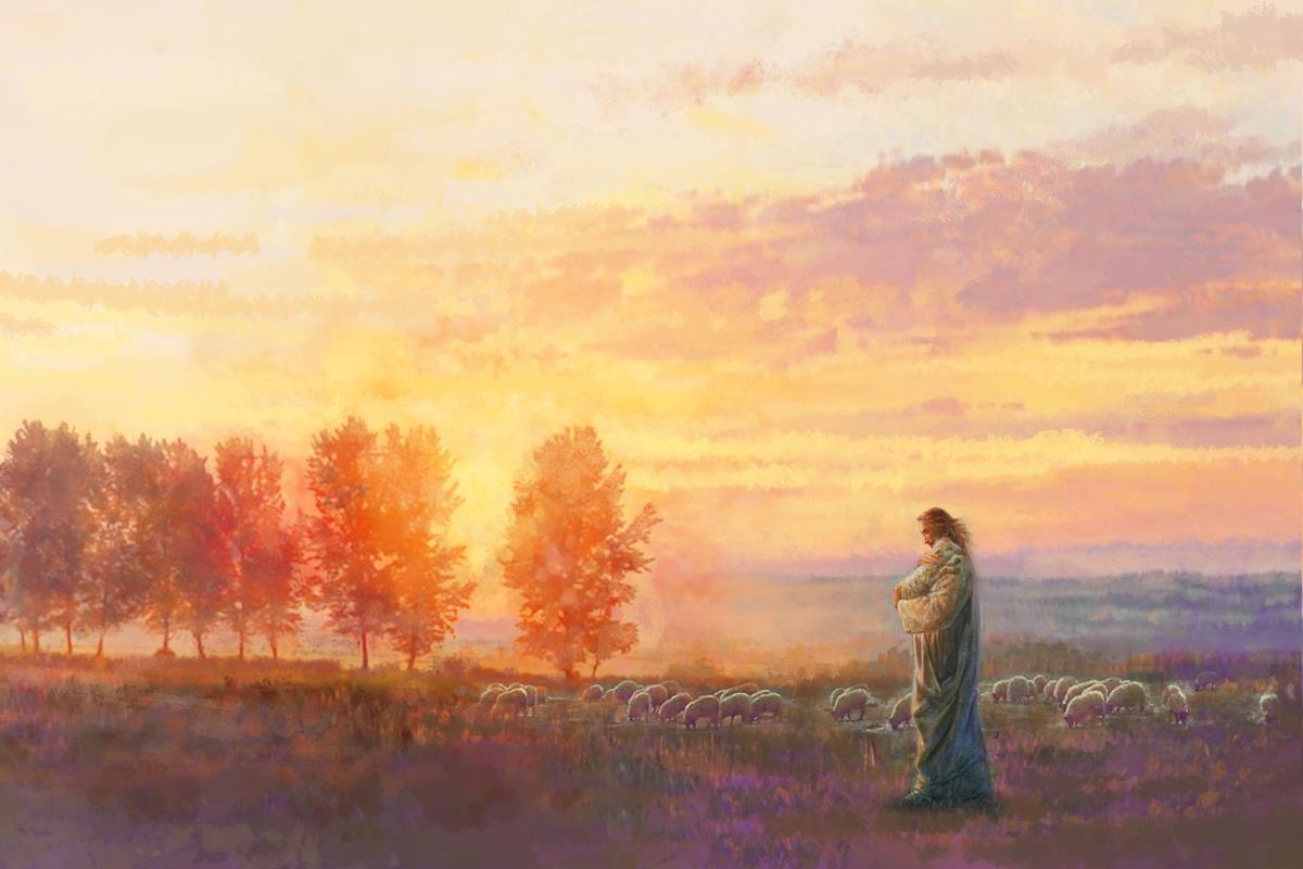 Eventide By Yongsung Kim - Premium Christian Wall Art for Home & Church Decor | Inspirational Bible Verse Canvas Painting | Perfect for Living Room, Bedroom & Worship Spaces
