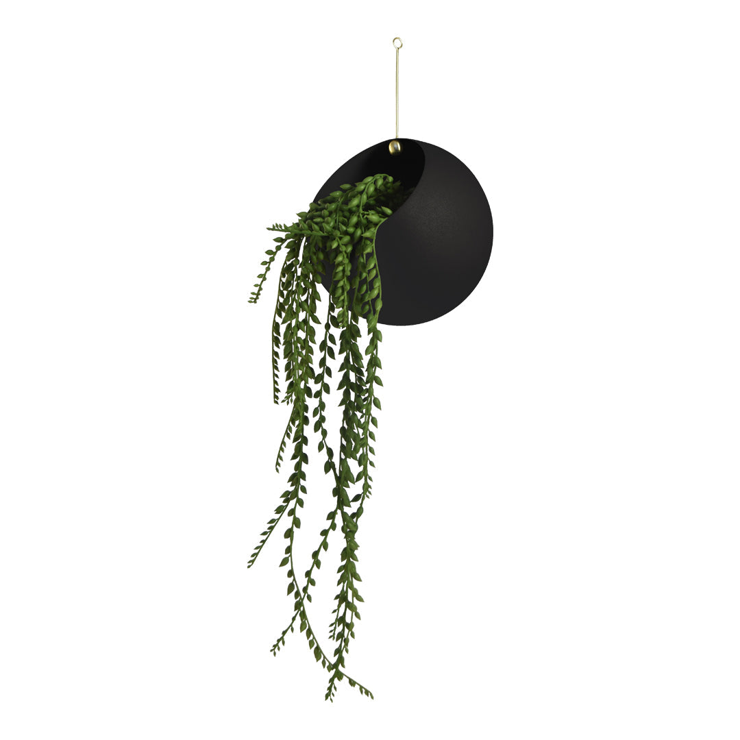 Hanging Globe Flower Pot - Large Size (Set of 2) - Perfect for Indoor/Outdoor Garden Decor, Balcony & Patio Planters