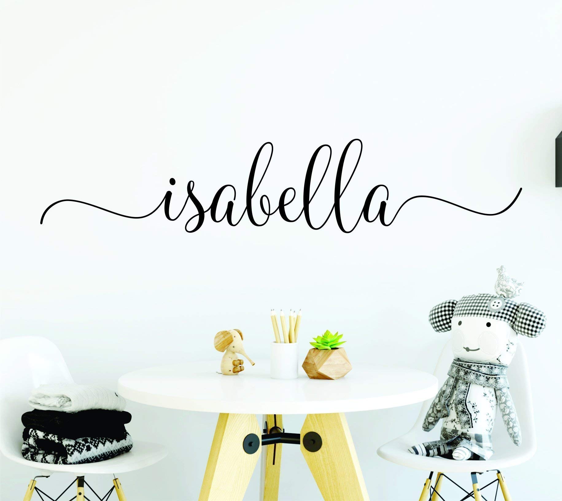 Personalized Girls Room Wall Decals - Custom Name Letter Stickers for Nursery & Bedroom Decor - Perfect for Baby Shower Gifts & Kids Room Makeover
