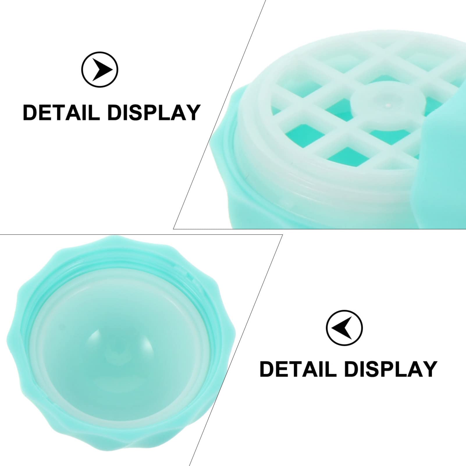 Refillable Empty Lip Balm Containers - 10Pcs Round DIY Lip Balm Balls for Homemade Cosmetics, Lipstick & Skincare - Perfect for DIY Beauty, Travel & Gifts