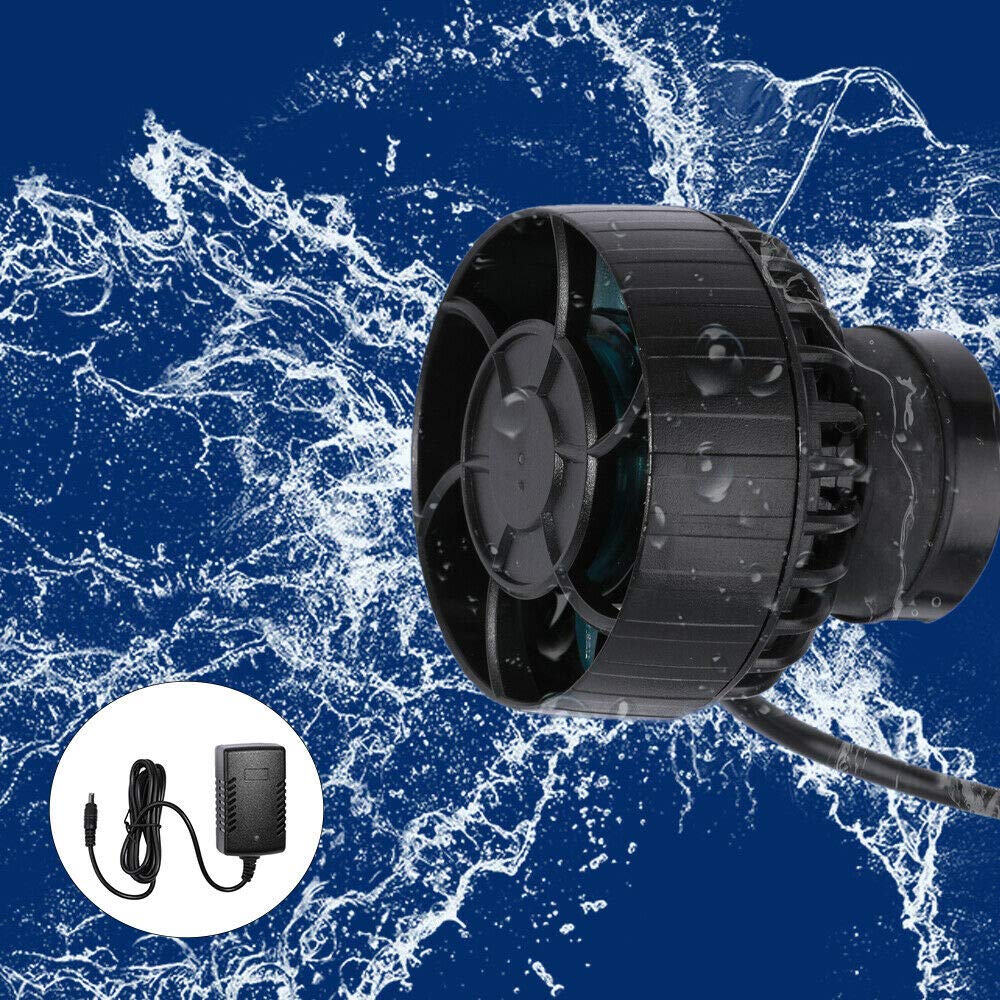 Jebao SLW-10 Aquarium Wave Maker Pump with Controller - Sine Wave Flow for Saltwater & Freshwater Fish Tanks - Perfect for Coral Reefs, Marine Life & Water Circulation