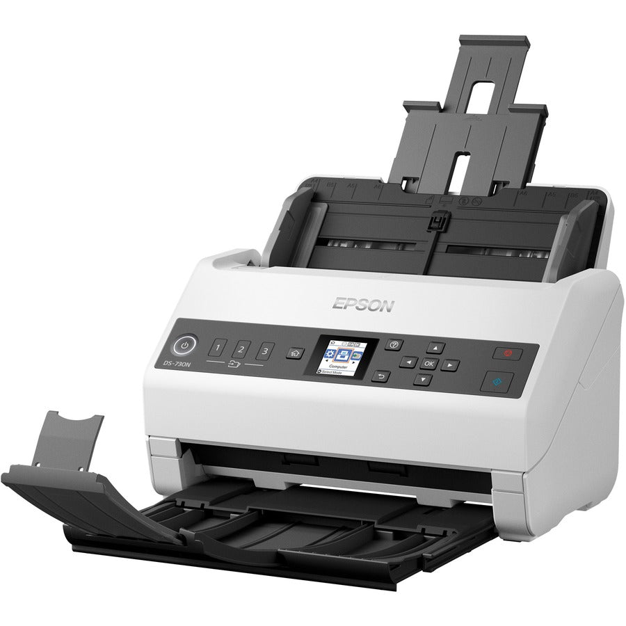 Epson DS 730N High-Speed Document Scanner - Fast Sheetfed Scanning for Office & Home Use | Perfect for Digitizing Receipts, Contracts & Business Documents