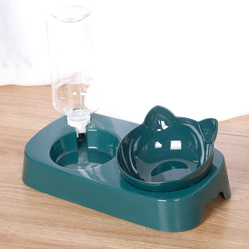 Elevated Dog Bowls with Stand - Durable Double Raised Pet Food & Water Dishes for Medium & Large Dogs - Perfect for Feeding & Hydration at Home or Travel