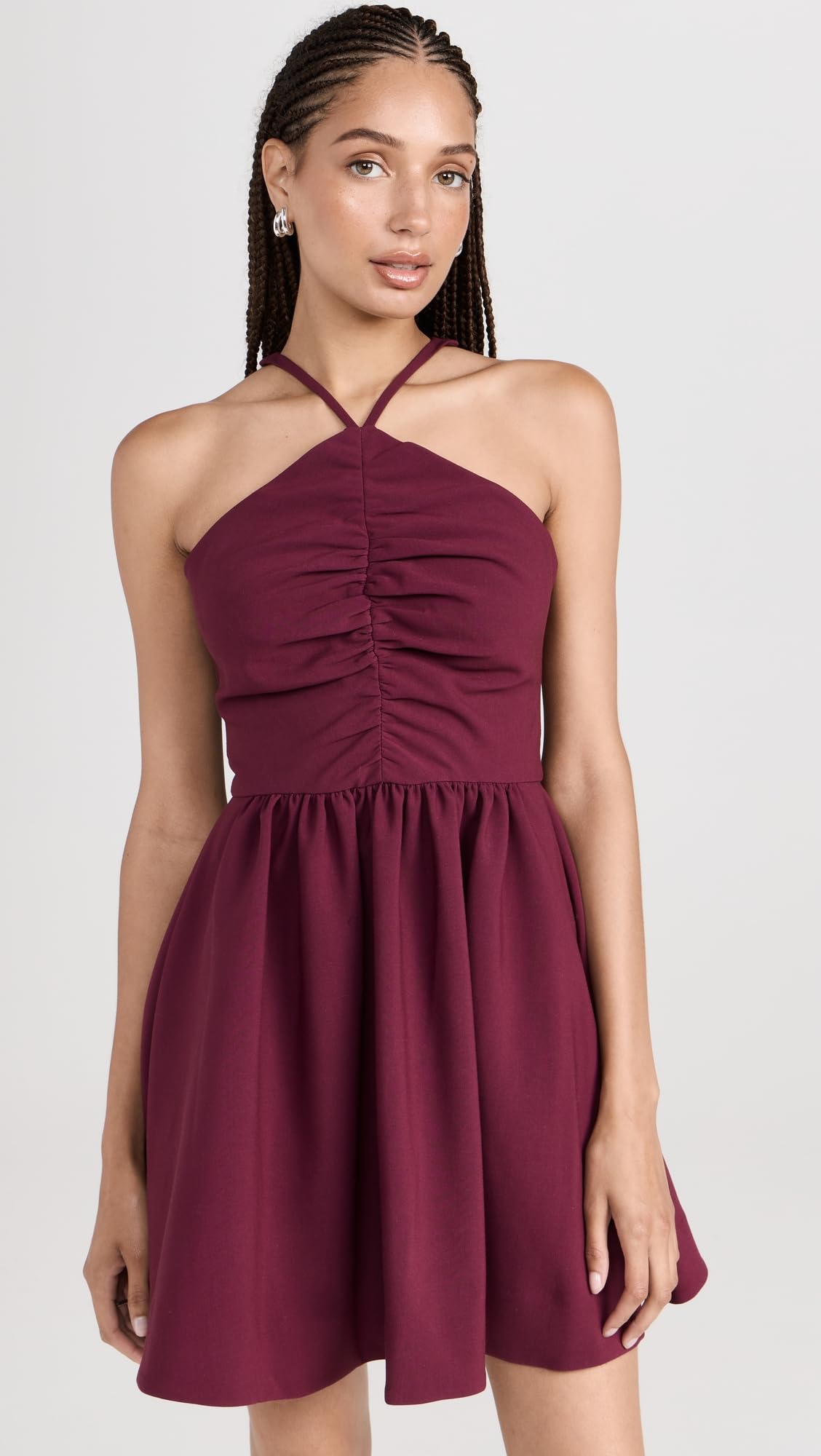 LIKELY Women's Rinata Dress - Flowy Summer Midi Dress with Puff Sleeves | Perfect for Beach Vacations, Brunch & Date Nights