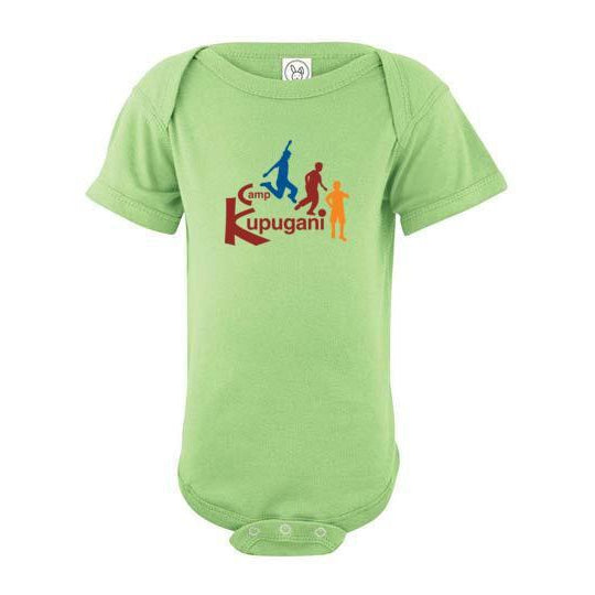 Kupugani Infant Short Sleeve Bodysuit for Boys - Classic Logo Baby Onesie | Soft Cotton Comfort for Newborns & Toddlers | Perfect for Playtime, Daycare & Family Outings