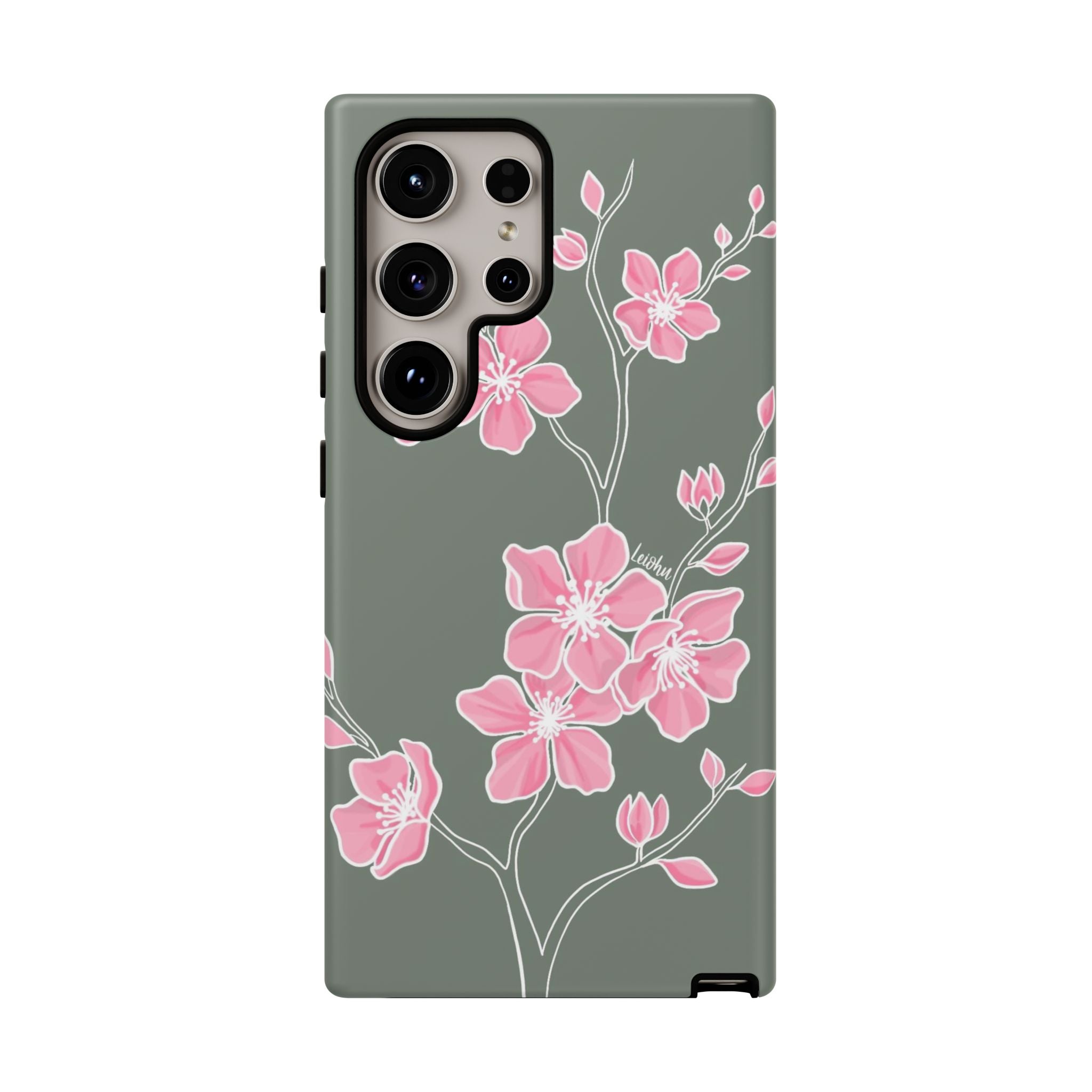 Samsung Galaxy Phone Case with Cherry Blossom Design - Stylish Protective Cover for Everyday Use, Travel & Work