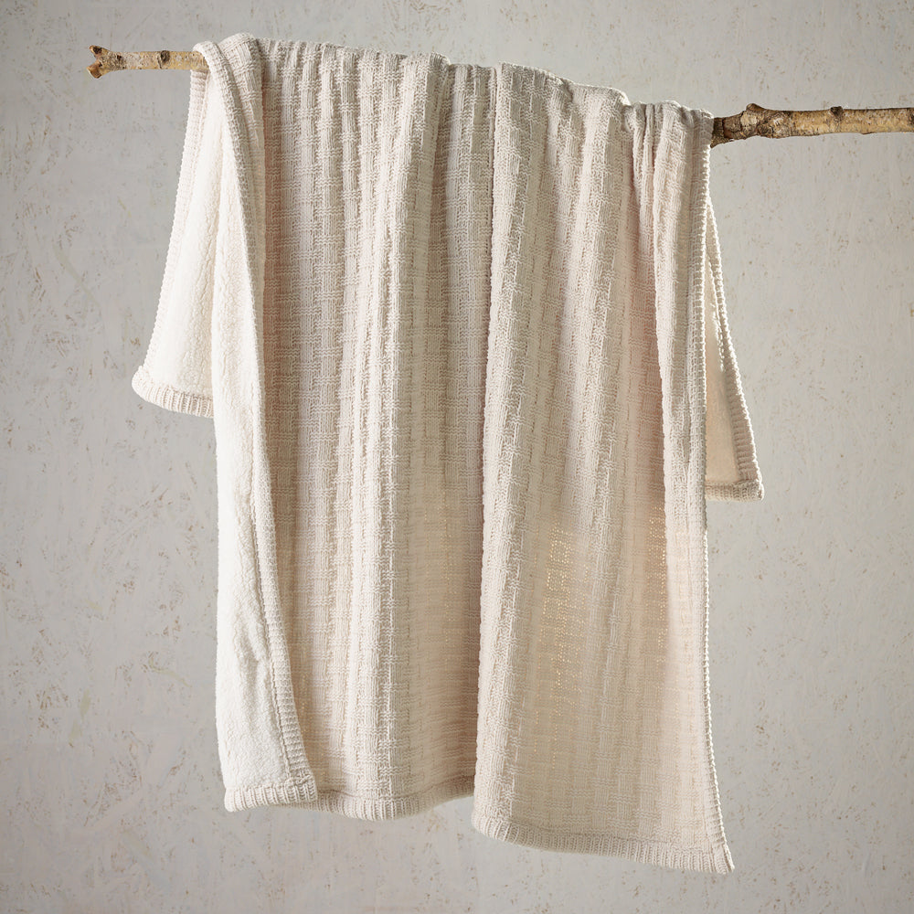 Luxury Amalfi Cream Throw Blanket - Soft & Cozy Knit for Couch, Bed, or Sofa - Perfect for Home Decor, Gifts, and Winter Warmth
