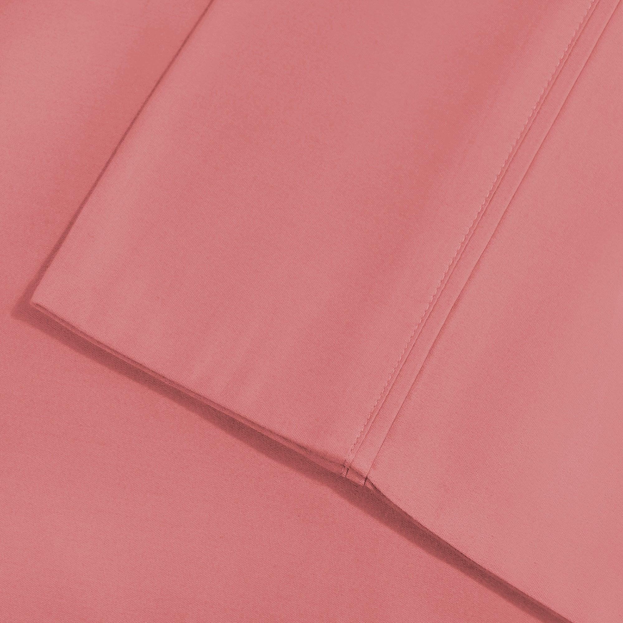 600 Thread Count Cotton Blend Solid Deep Pocket Sheet Set - Ultra Soft & Breathable Bed Sheets for Queen & King Size Beds - Perfect for Luxury Bedroom & Hotel Use