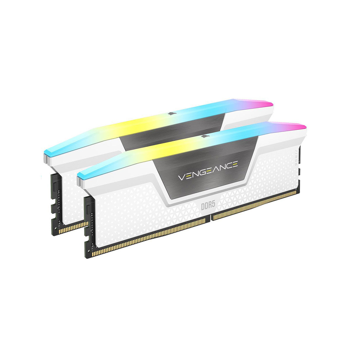 Corsair VENGEANCE RGB 32GB (2x16GB) DDR5 5600MHz CL40 White Gaming Memory Kit - High Performance RAM for PC Builds, Gaming Rigs & Content Creation Workstations