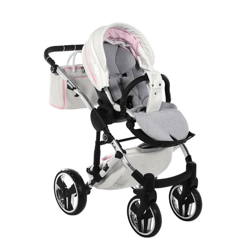Junama Bonbon Pram Stroller - Lightweight Baby Stroller with Adjustable Canopy & Storage Basket | Perfect for Newborns, Infants & Toddlers | Ideal for Shopping, Travel & Daily Walks