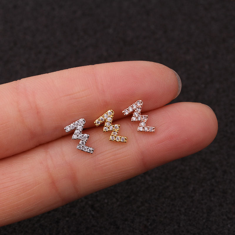 20G Rose Gold Reindeer Anklet with Conch Piercing - Elegant Body Jewelry for Women | Perfect for Parties, Weddings & Everyday Wear