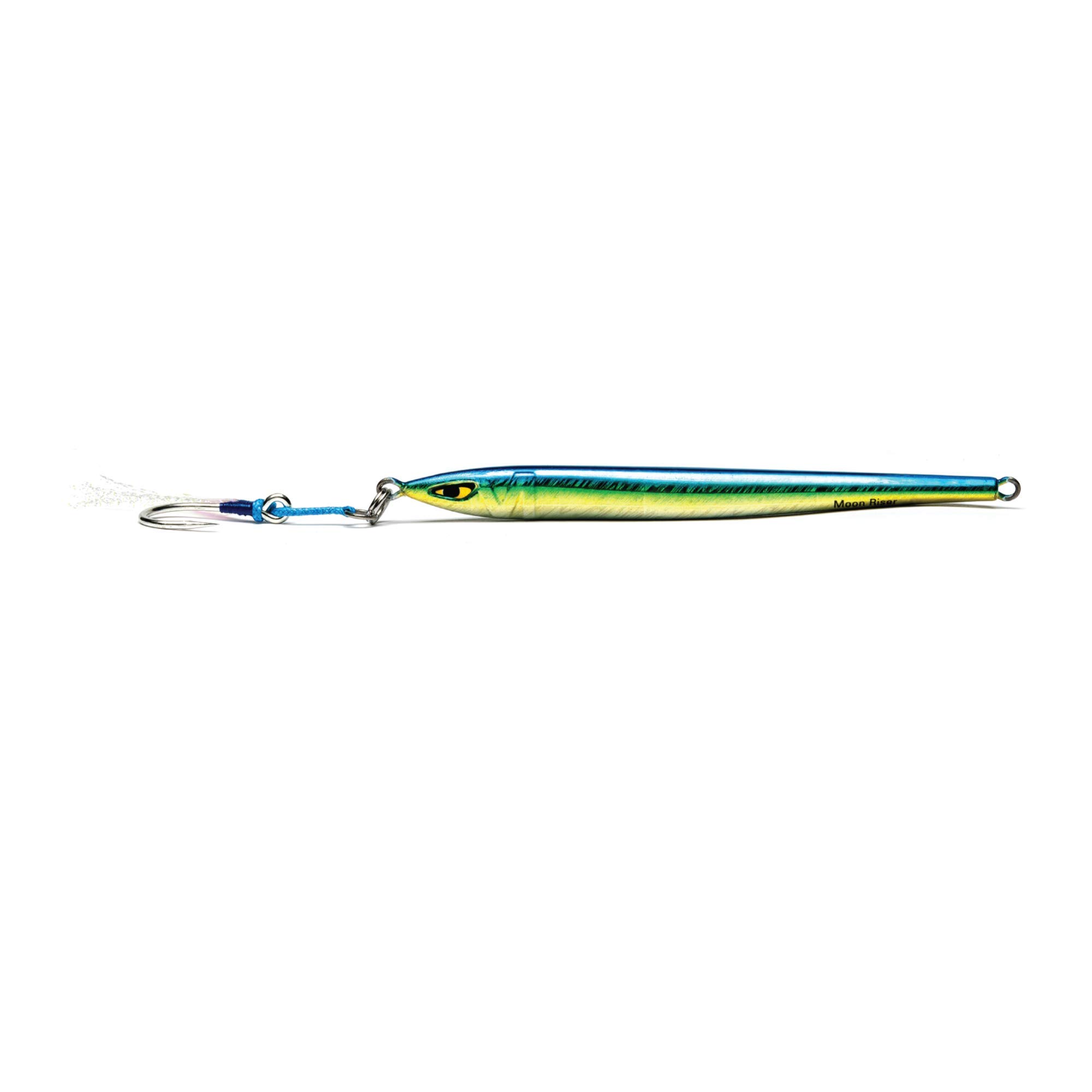 Mustad Moon Riser Jig Fishing Lure - 250g Yellow Fin Tuna Bait for Saltwater Fishing | Perfect for Deep Sea, Offshore, and Trolling Adventures