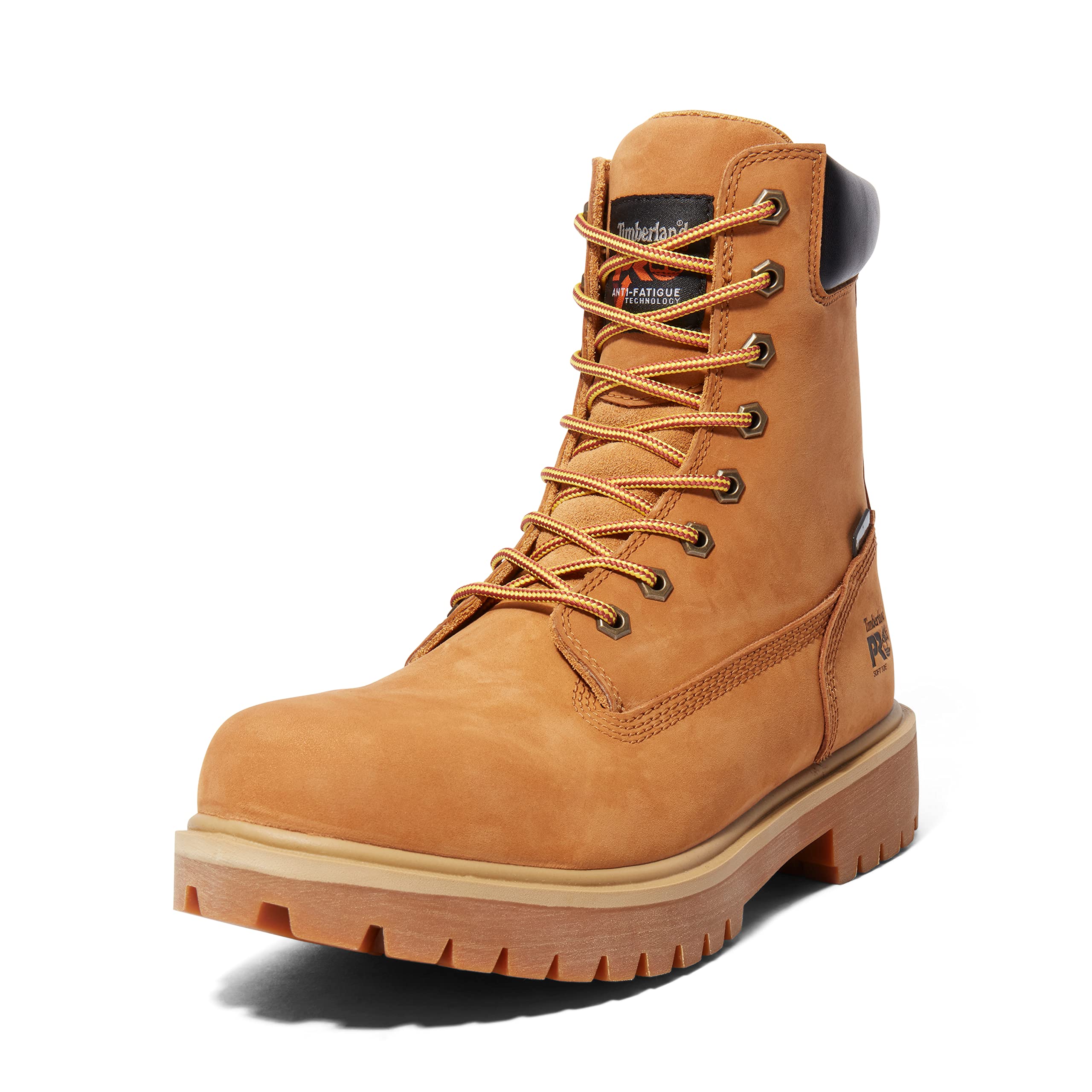 Timberland PRO Men's 8-Inch Direct Attach Soft Toe Waterproof Insulated Work Boots - Durable Safety Shoes for Construction, Warehouse & Outdoor Winter Work