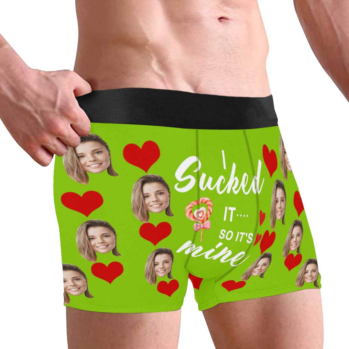 Custom Face Boxer Briefs for Men - Personalized Photo Underwear with Comfort Fit - Perfect for Gifts, Weddings, and Special Occasions