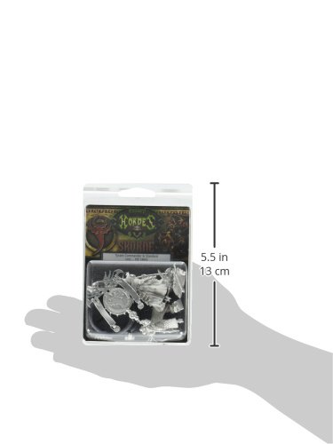Privateer Press Hordes Skorne Tyrant Commander & Standard Model Kit - Wargaming Miniatures for Tabletop Battles