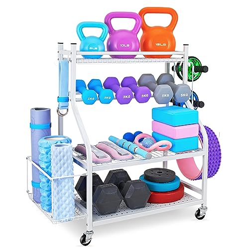 White Dumbbell Rack