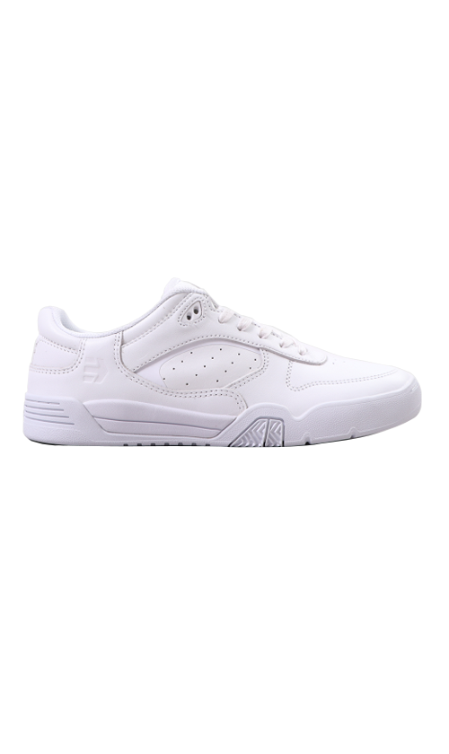 Etnies Estrella Men's Skateboarding Shoes - White/White/Gum Sole - Comfortable & Durable Sneakers for Skateboarding, Streetwear & Casual Wear