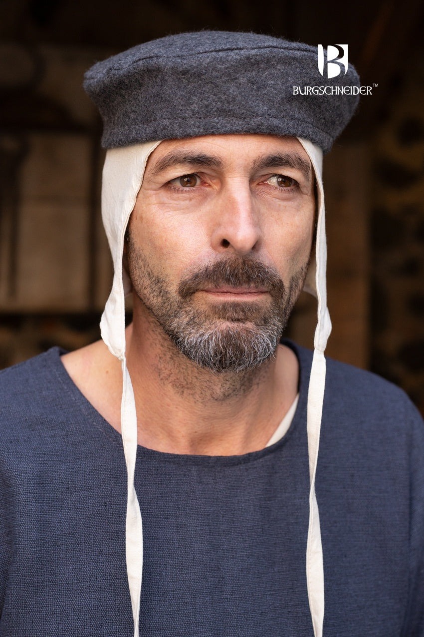 Hugo Grey Wool Cap - Warm Winter Beanie for Men & Women - Perfect for Outdoor Activities, Skiing, and Cold Weather Fashion