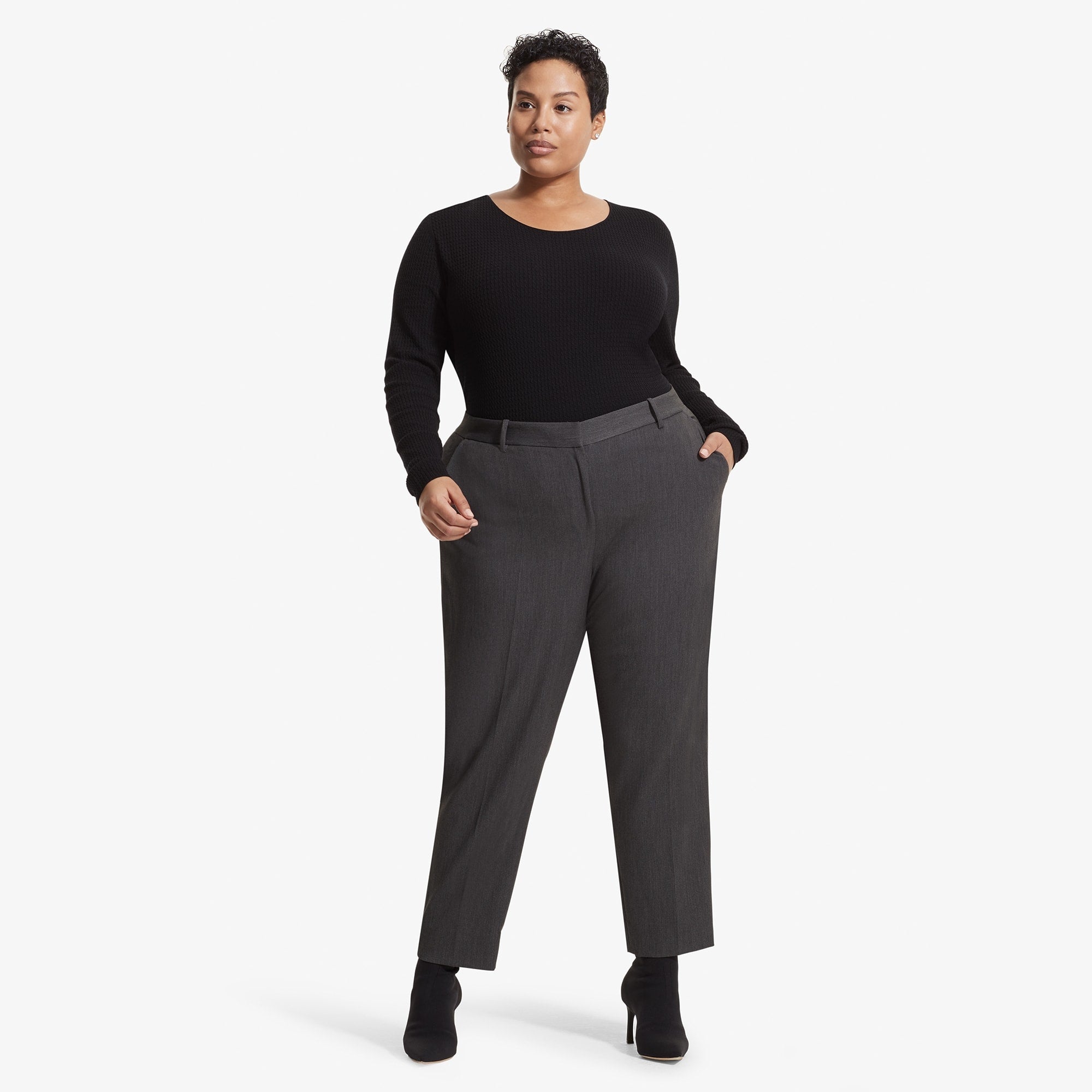 Mejia Light Twill Pants for Men - Comfortable Charcoal Casual Trousers | Perfect for Office, Travel & Everyday Wear