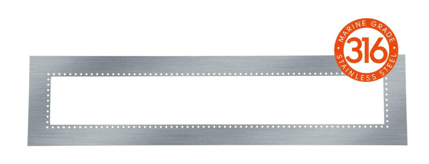 Eurofase 61 Inch Marine Grade Flush Mount Ceiling Light Kit - Stainless Steel Finish - Waterproof & Rustproof - Perfect for Bathroom, Kitchen, Garage & Outdoor Use
