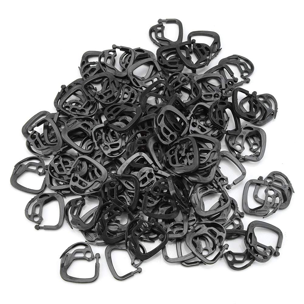 Kuuleyn 100Pcs Shade Cloth Hooks - Durable Greenhouse Hanging Hooks for Shade Fabric & Nets