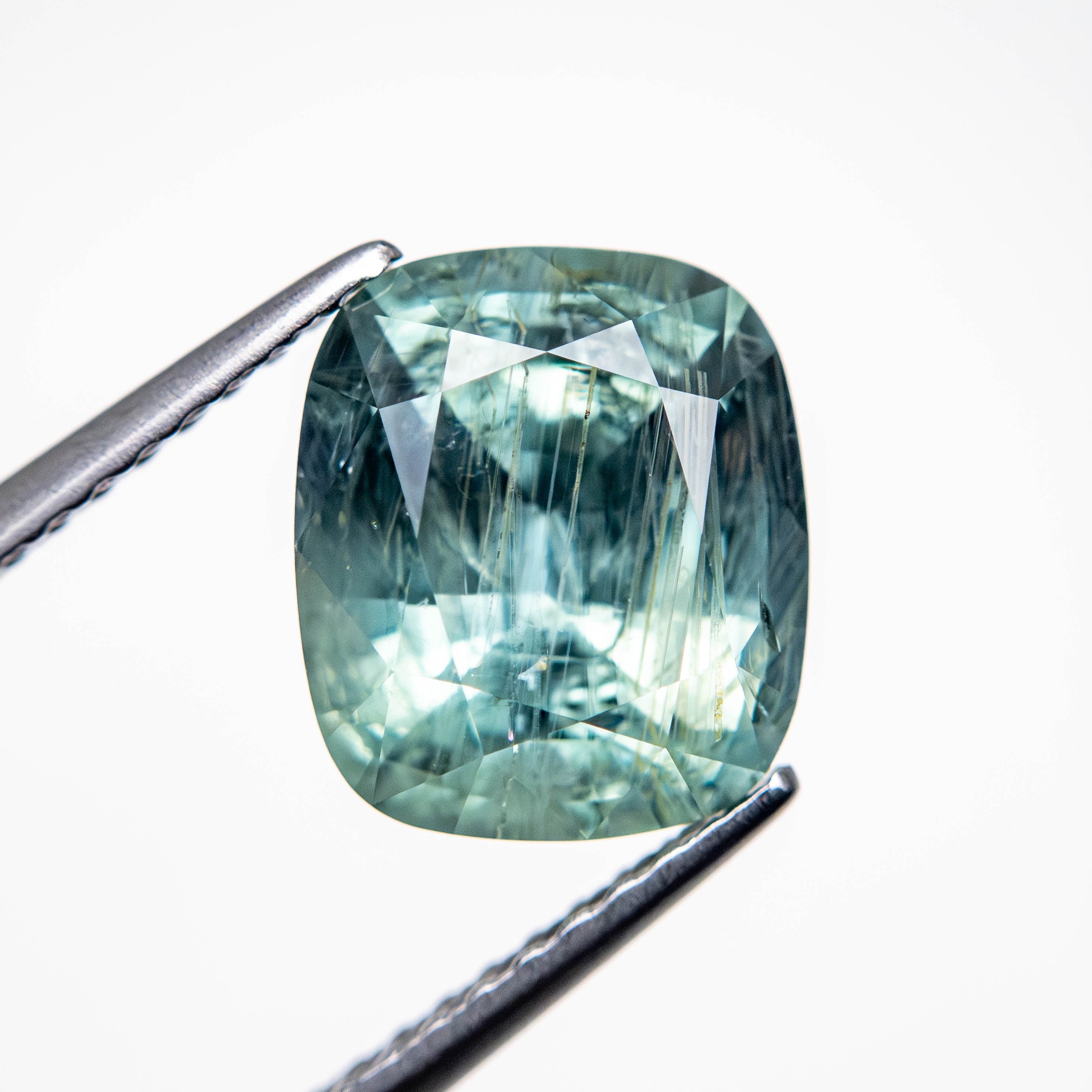 3.26ct Cushion Cut Blue Sapphire Gemstone - 8.81x7.63x5.30mm Natural Loose Sapphire for Jewelry Making, Engagement Rings & Fine Jewelry - Perfect for Bridal, Anniversary Gifts & Special Occasions