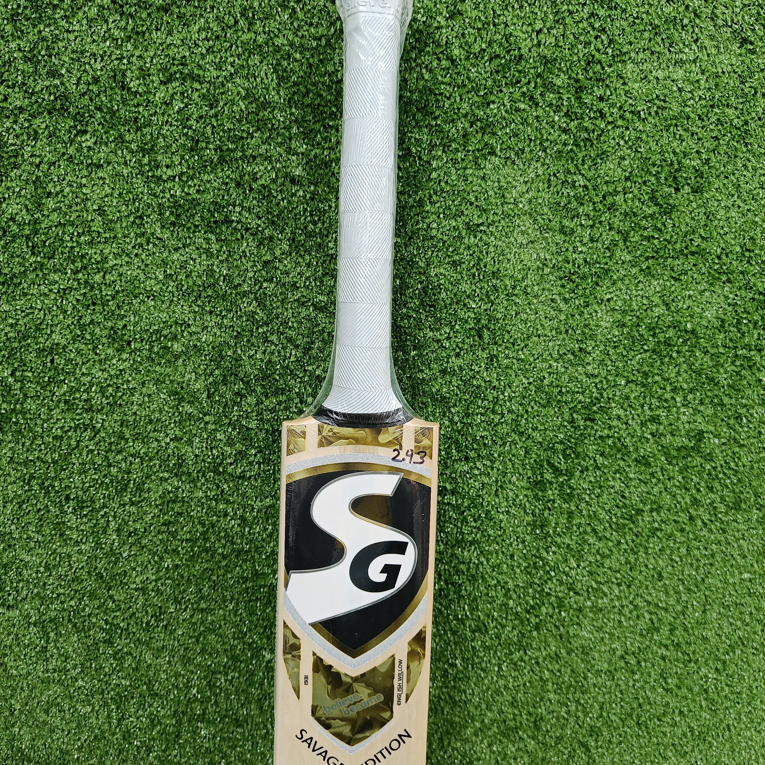 Premium SG Savage Edition English Willow Cricket Bat - Lightweight & Durable for Professional Matches & Training Sessions