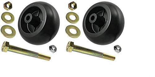 2-Pack Replacement Deck Wheel Kit for Hustler Mowers - Fits Models 788166, 31997, 781567, 781708 - Perfect for Lawn Mower Maintenance & Repair