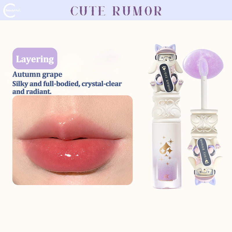 CuteRumor Wonderland Tea Party Lip Care Essence with Honey - Moisturizing & Nourishing Lip Treatment for Dry Lips - Perfect for Daily Use, Night Care & Makeup Prep