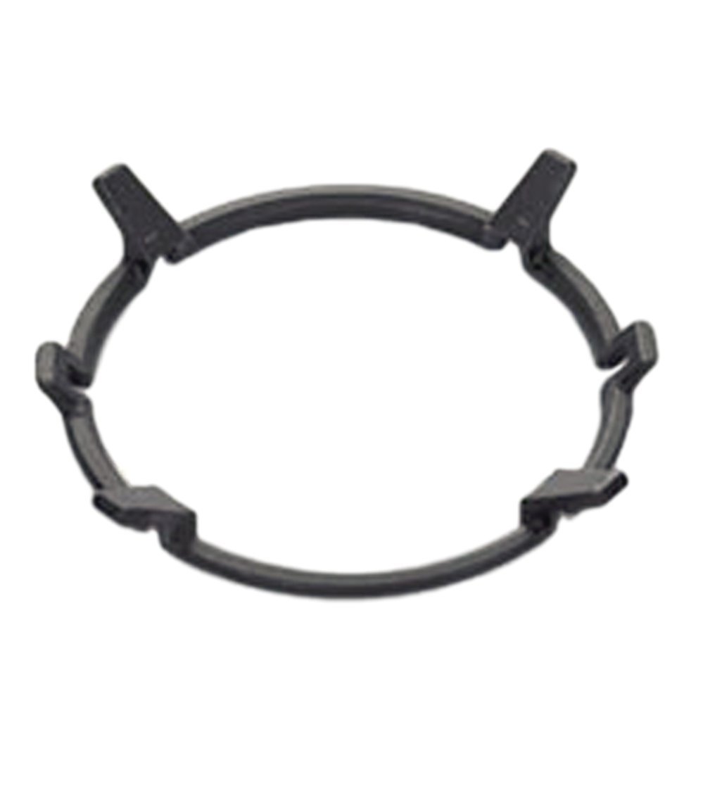 Non-Slip Black Cast Iron Wok Ring - Heavy Duty Stove Trivet for Wok Support, Cooktop Range Pan Holder & Gas Hob Accessories - Perfect for Asian Cooking, Stir-Frying & Milk Pot Stability
