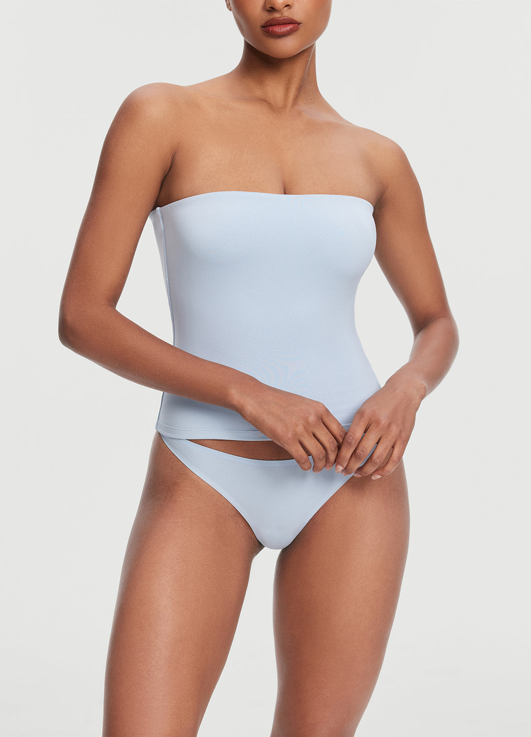 Seamless Full Length Tube Top for Women - Stretchy Comfortable Sleeveless Layering Shirt - Perfect for Yoga, Workout, and Casual Wear