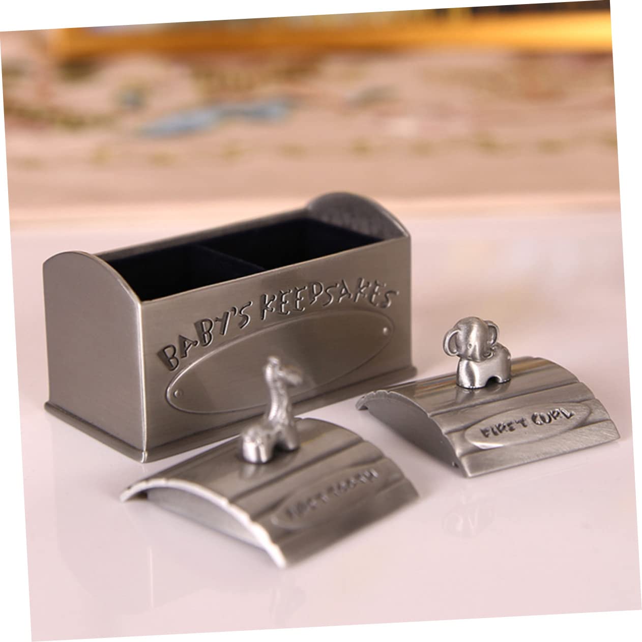Beautifu Box - Zinc Alloy Tooth Storage Container for Kids | Organizer for Baby Teeth, Tooth Fairy Gifts & Dental Keepsakes | Perfect for Tooth Fairy Visits, Memory Preservation & Nursery Organization