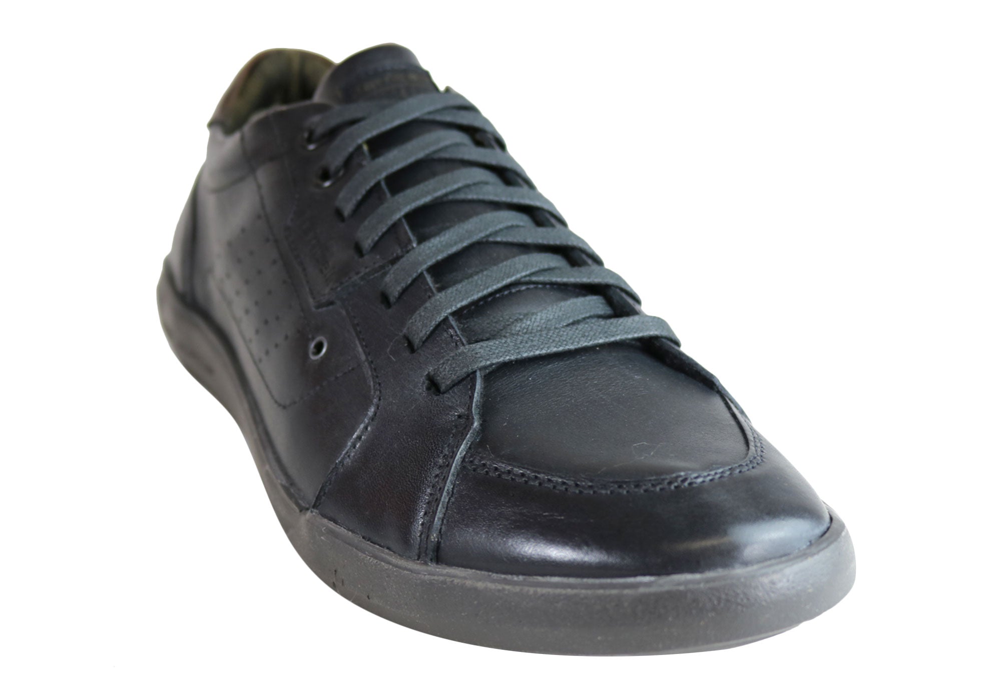 Ferricelli Fabian Men's Leather Lace-Up Casual Shoes - Handcrafted in Brazil - Perfect for Office, Dating & Everyday Wear