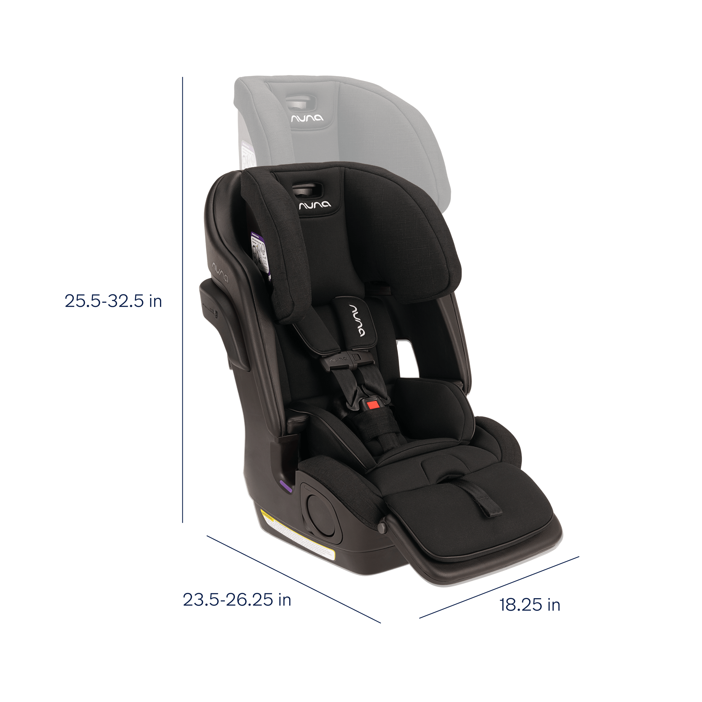 LUMN Harness Booster Car Seat for Toddlers - Safe & Comfortable Convertible Child Car Seat for Travel - Perfect for Road Trips, School Runs & Family Outings
