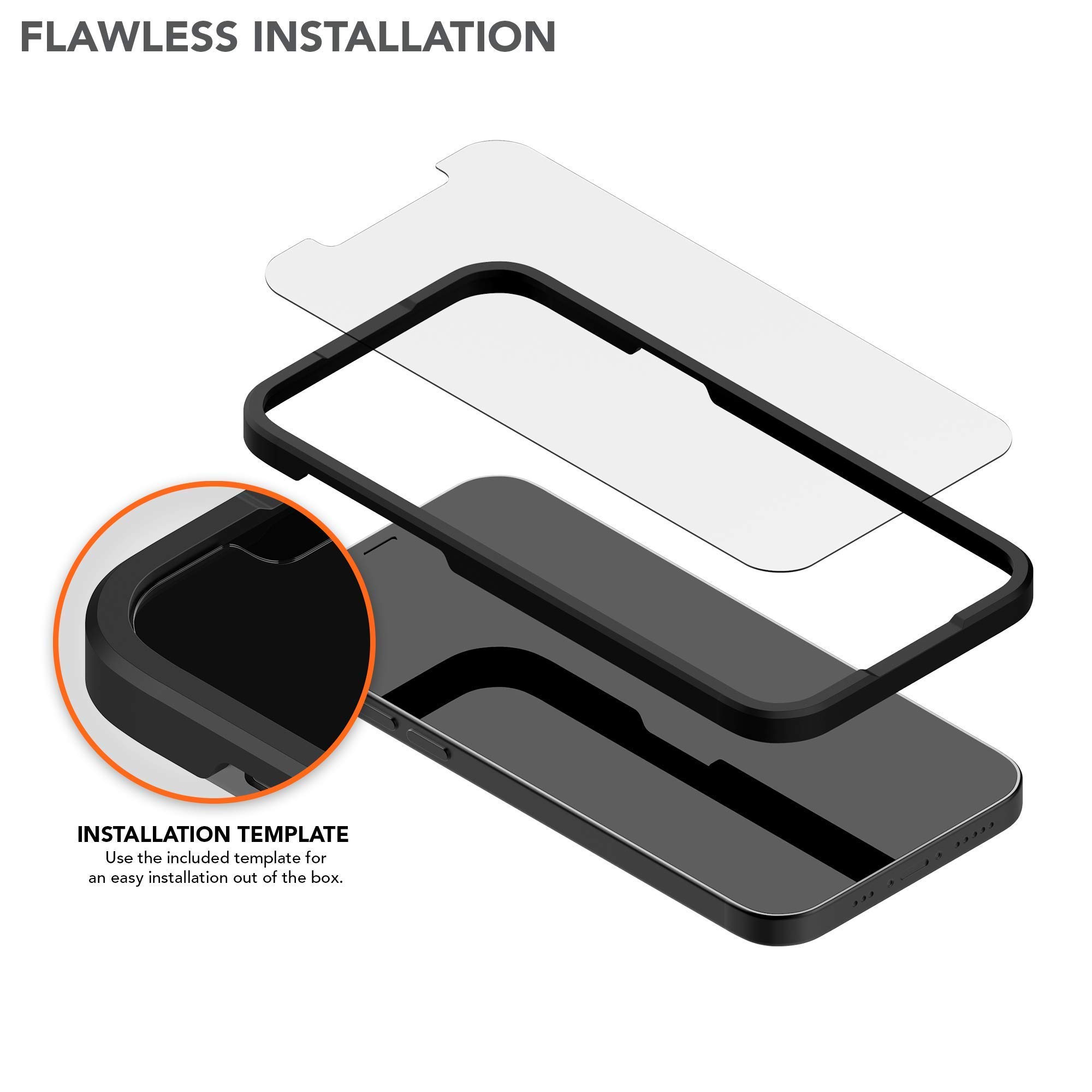 Rokform Rugged Case for iPhone 13 Pro Max with RokLock Sport Ring Stand & Grip | 2-Pack Screen Protector Kit | Shockproof Protective Cover for Outdoor, Sports & Daily Use