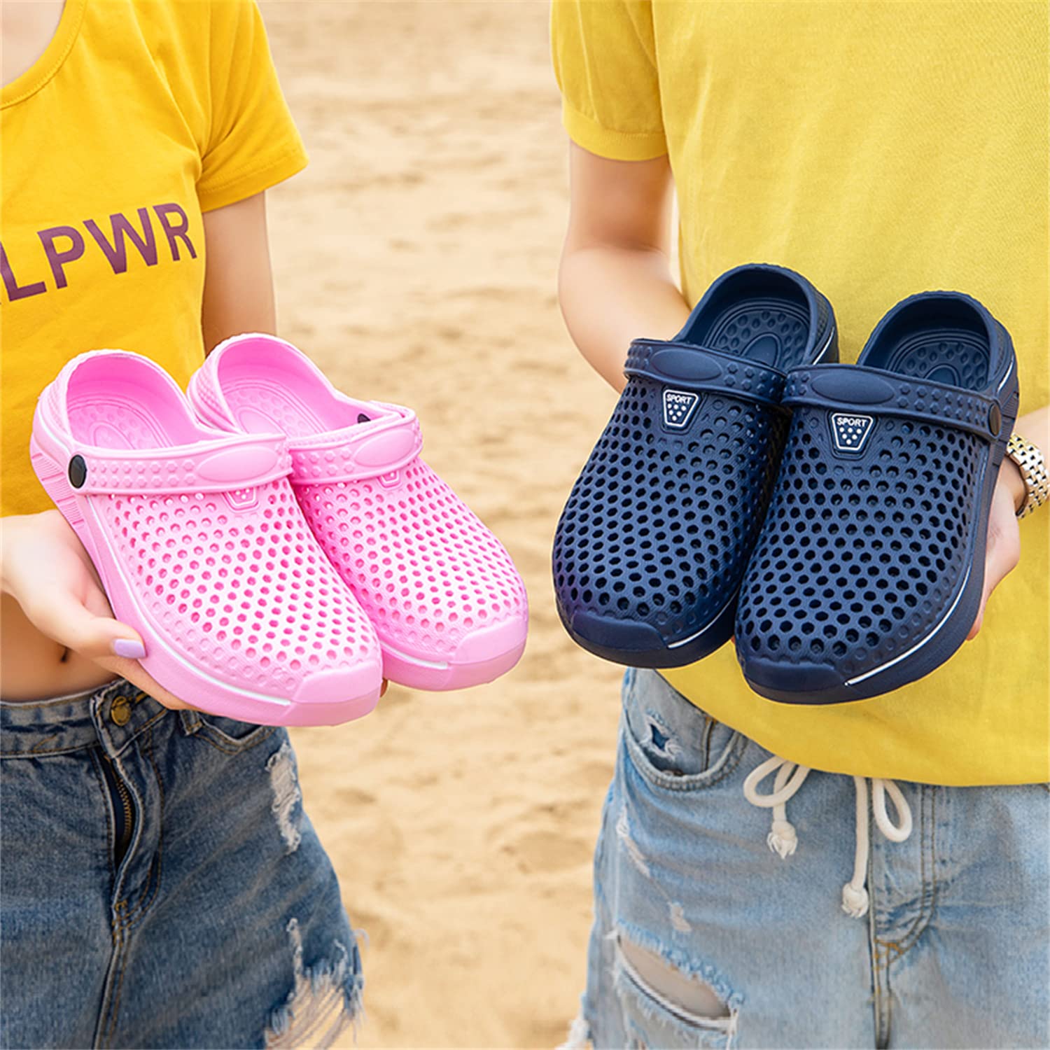DRESER Women's Garden Clogs - Breathable Water Shoes for Beach, Bathing, Walking & Travel - Non-Slip Comfortable Slippers for Home, Pool & Outdoor Activities