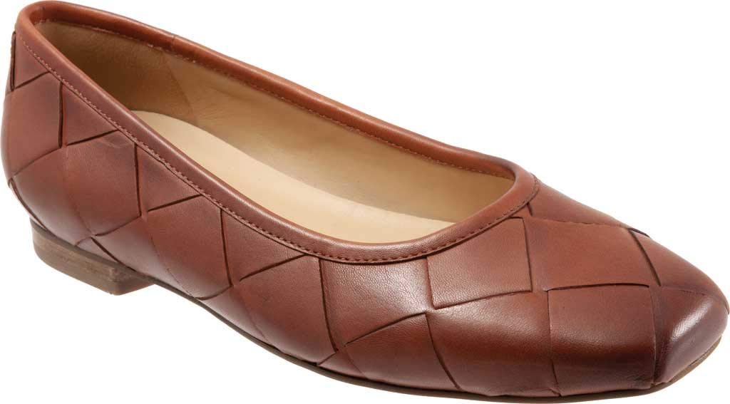 Trotters Women's Comfortable Leather Flats - Wide Width 9 - Perfect for Travel, Work & Everyday Wear