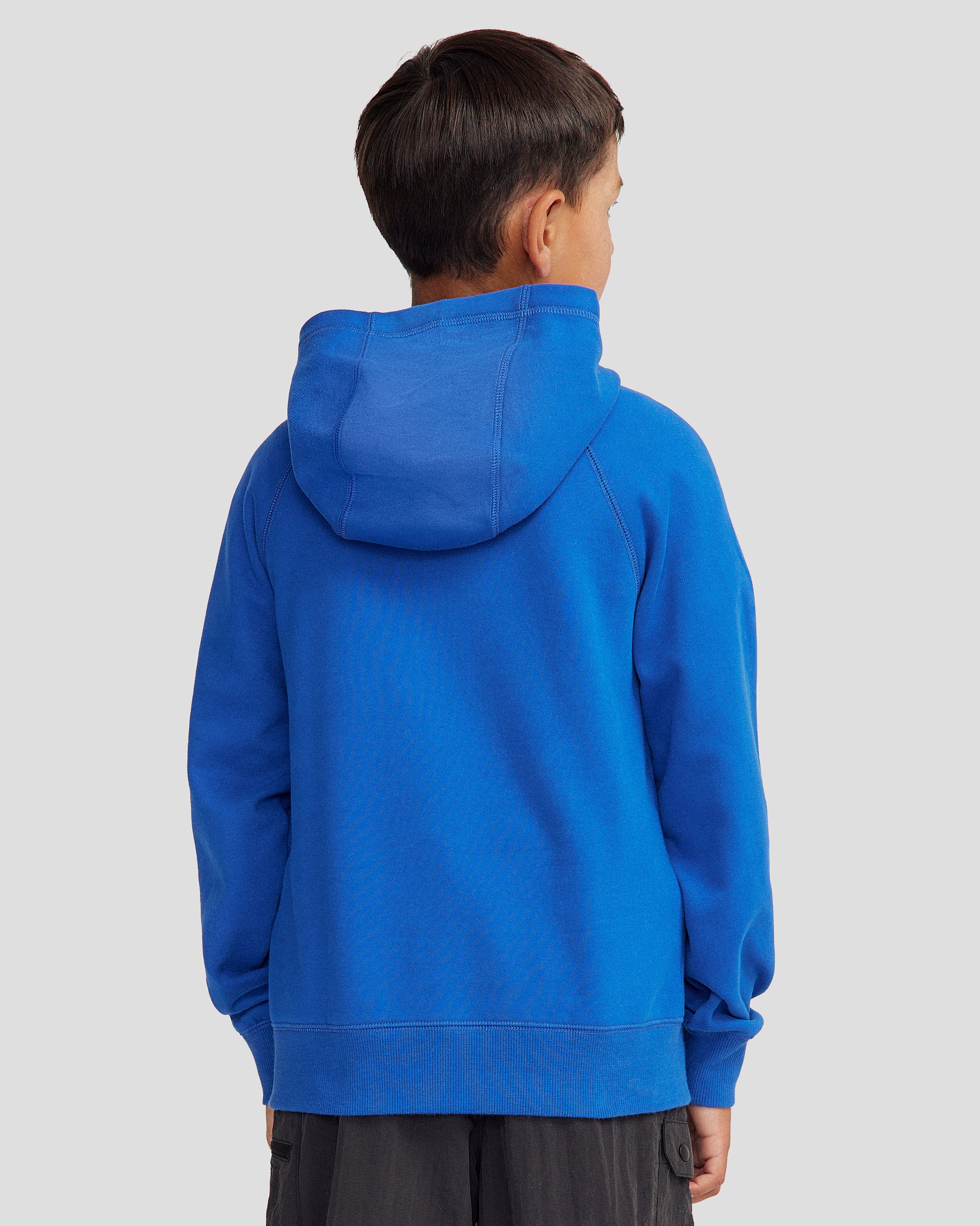 Youth Peak Brushed Hoodie - Soft Fleece Pullover with Kangaroo Pocket | Trendy Streetwear for Teens & Young Adults | Perfect for Casual Outfits, School, and Outdoor Activities (Peak Blue)