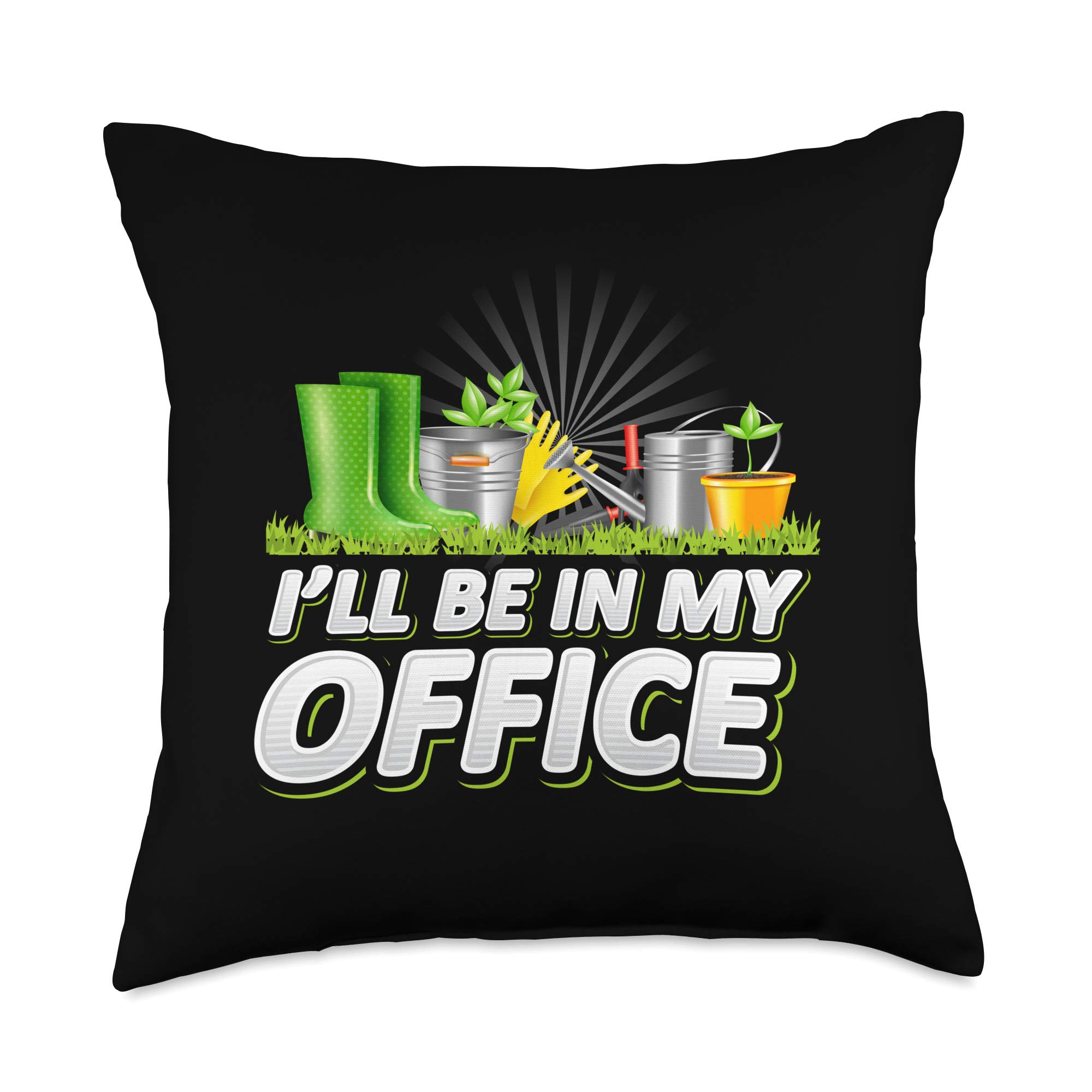 Funny Gardening T-Shirt & Throw Pillow 18x18 - Perfect for Plant Lovers & Office Decor