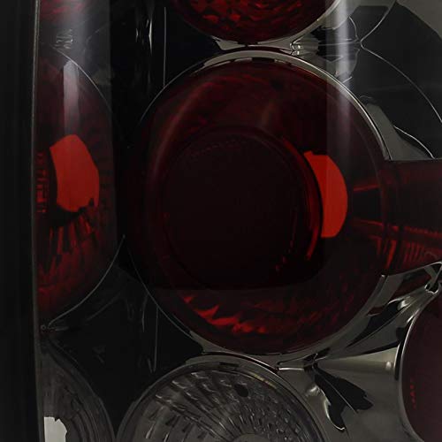 Spec-D Tuning Smoke Lens Tail Lights for 2005-2008 Toyota Tacoma - Left & Right Pair Assembly - Upgrade Your Truck's Style & Night Visibility