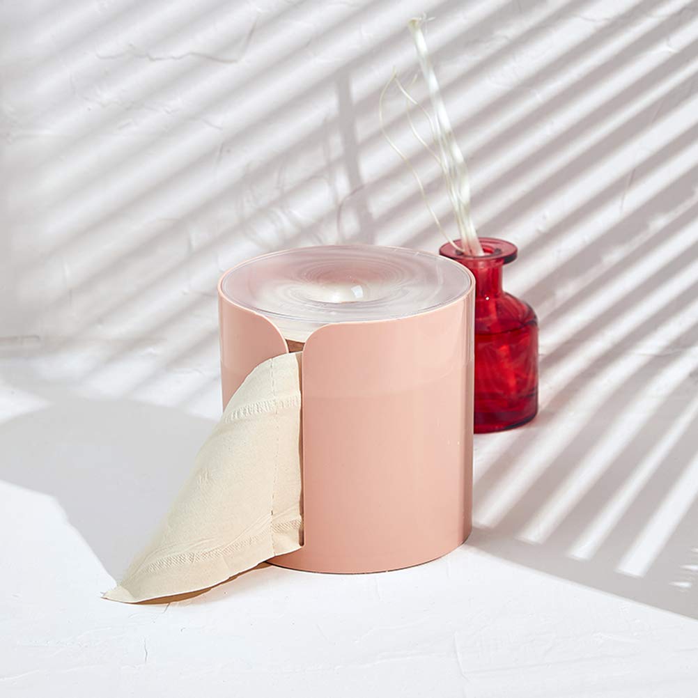 Stainless Steel Kitchen Paper Towel Holder - Wall Mount No Drilling, Pink - Home & Bathroom Decor for Bedroom, Restaurant, Toilet - Perfect for Small Spaces & RV Use