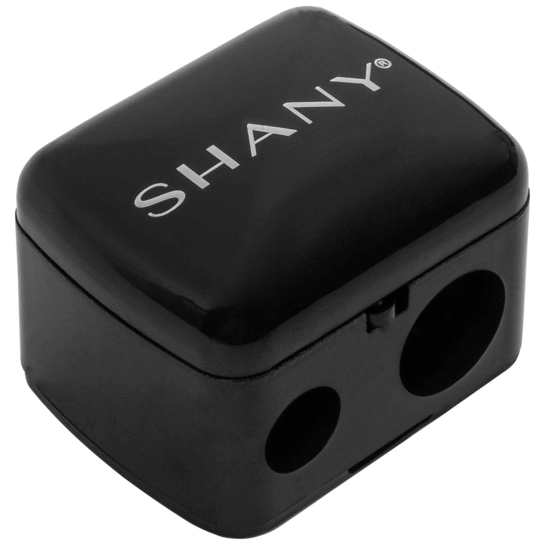 Professional Cosmetic Pencil Sharpener - Dual Hole for Eye & Lip Pencils - Perfect for Makeup Artists & Home Beauty Kits - Great for Travel & Salon Use