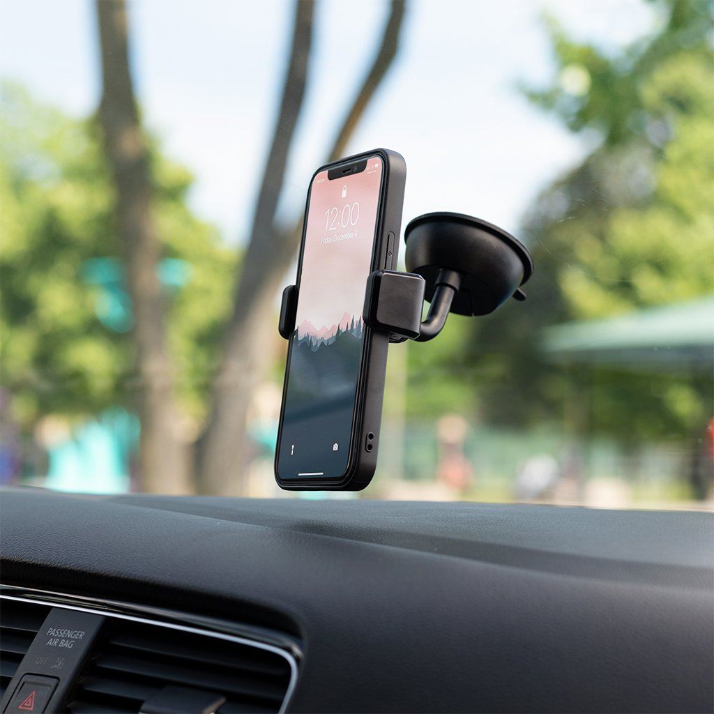 Simpl Grip Dashboard Phone Mount - Universal Car Phone Holder for iPhone, Samsung, GPS - Hands-Free Driving, Safe & Secure for Road Trips, Commuting, and Navigation