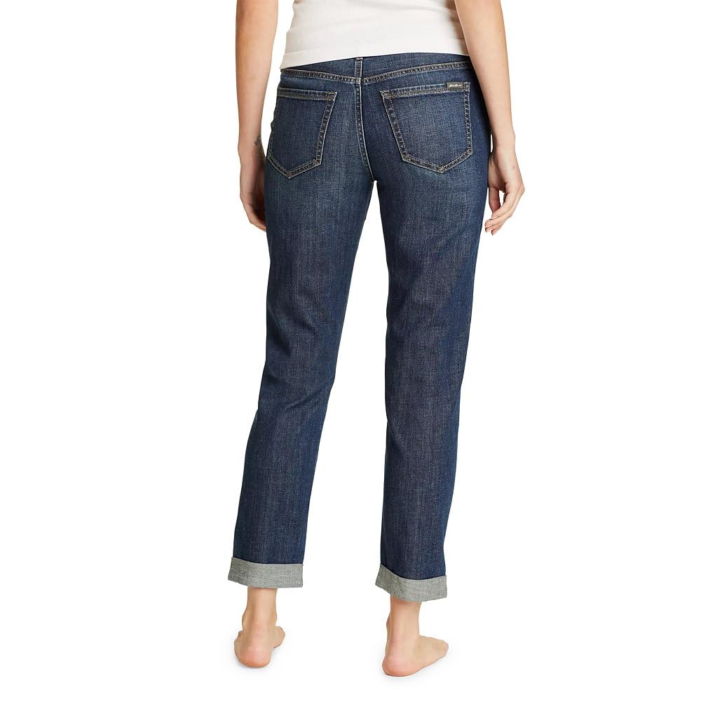 Eddie Bauer Women's Boyfriend Slim Fit Jeans - Comfortable Stretch Denim Pants for Casual Wear & Everyday Outfits