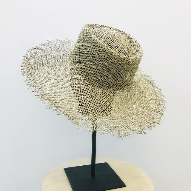 British Style Flat Straw Hat for Women - Summer Beach Sun Hat with Wide Brim, Fashionable & Breathable - Perfect for Beach Vacations, Pool Parties, and Outdoor Adventures