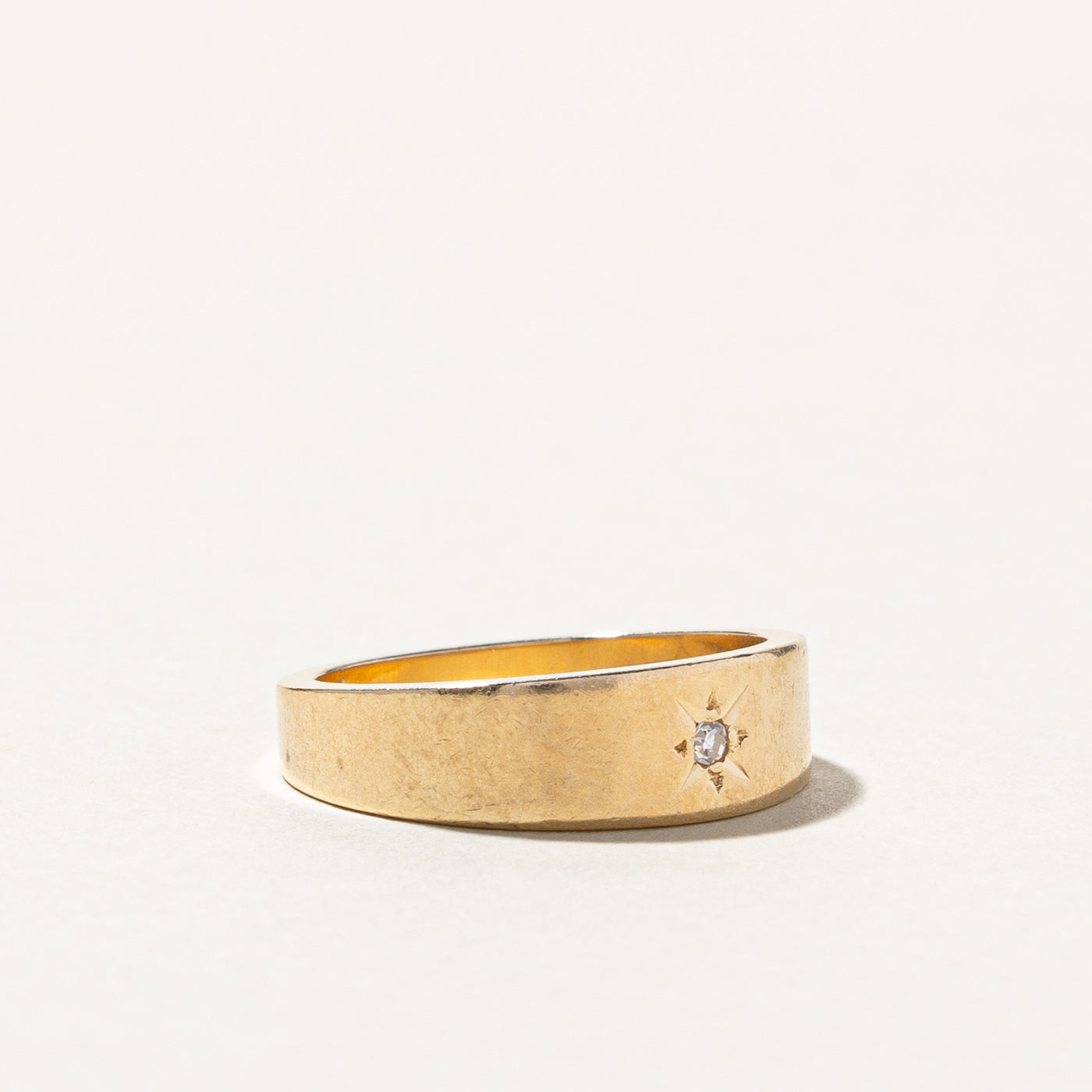 Sparkling Starburst Diamond Ring | 0.02ct Round Cut Diamond Band | Size 6 | Perfect for Engagement, Anniversary & Everyday Elegance