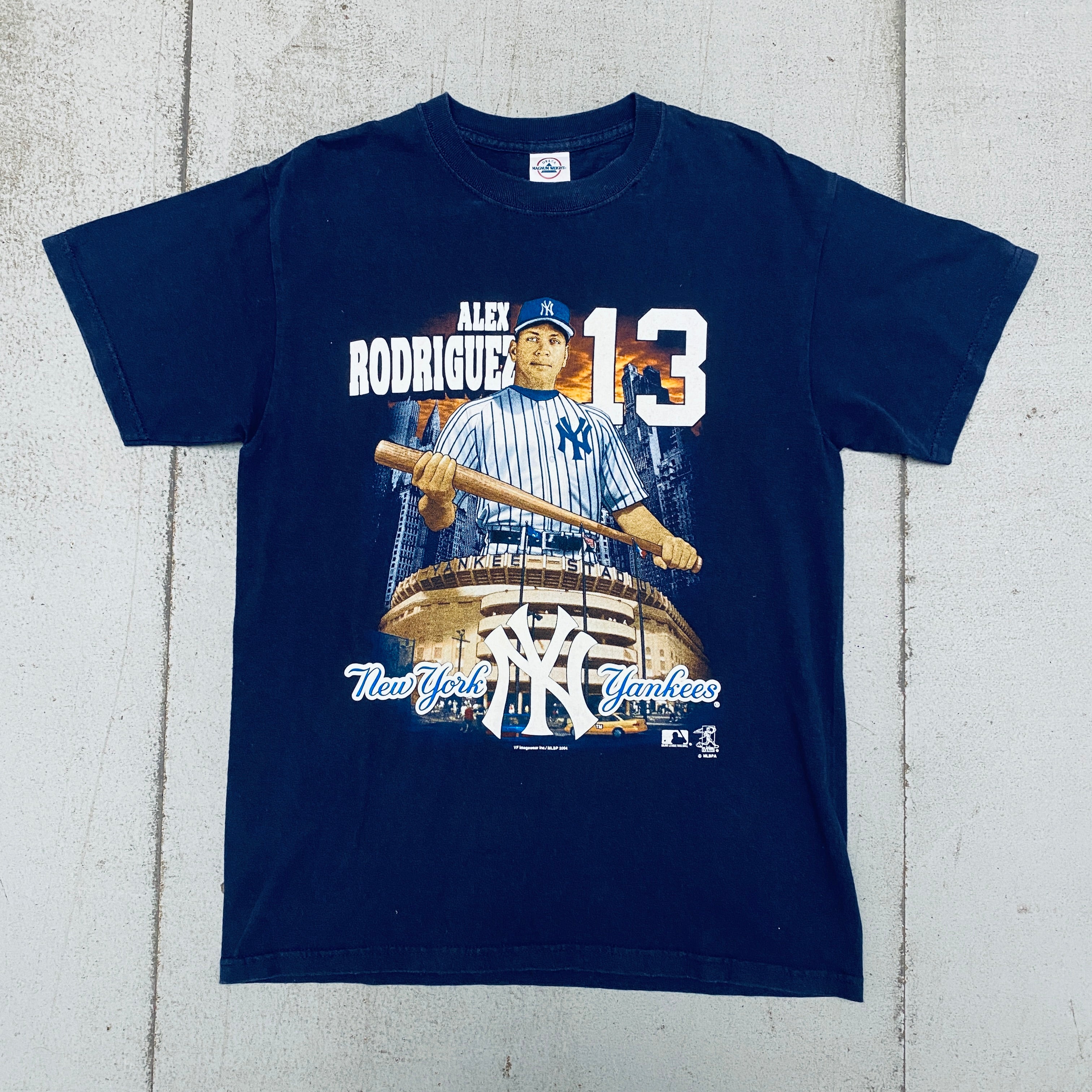 New York Yankees 2004 Alex Rodriguez Graphic T-Shirt for Men - Vintage Baseball Fan Apparel - Perfect for Game Day, Casual Wear & Yankees Memorabilia Collectors